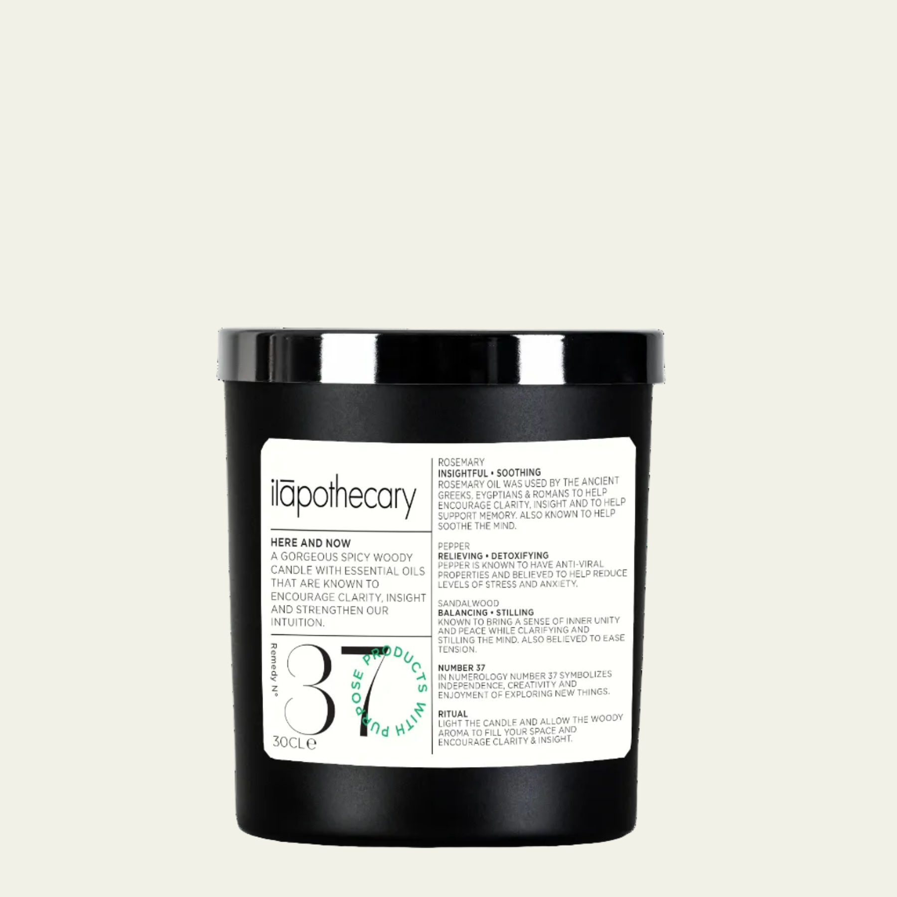 ilapothecary here and now soy wax candle 