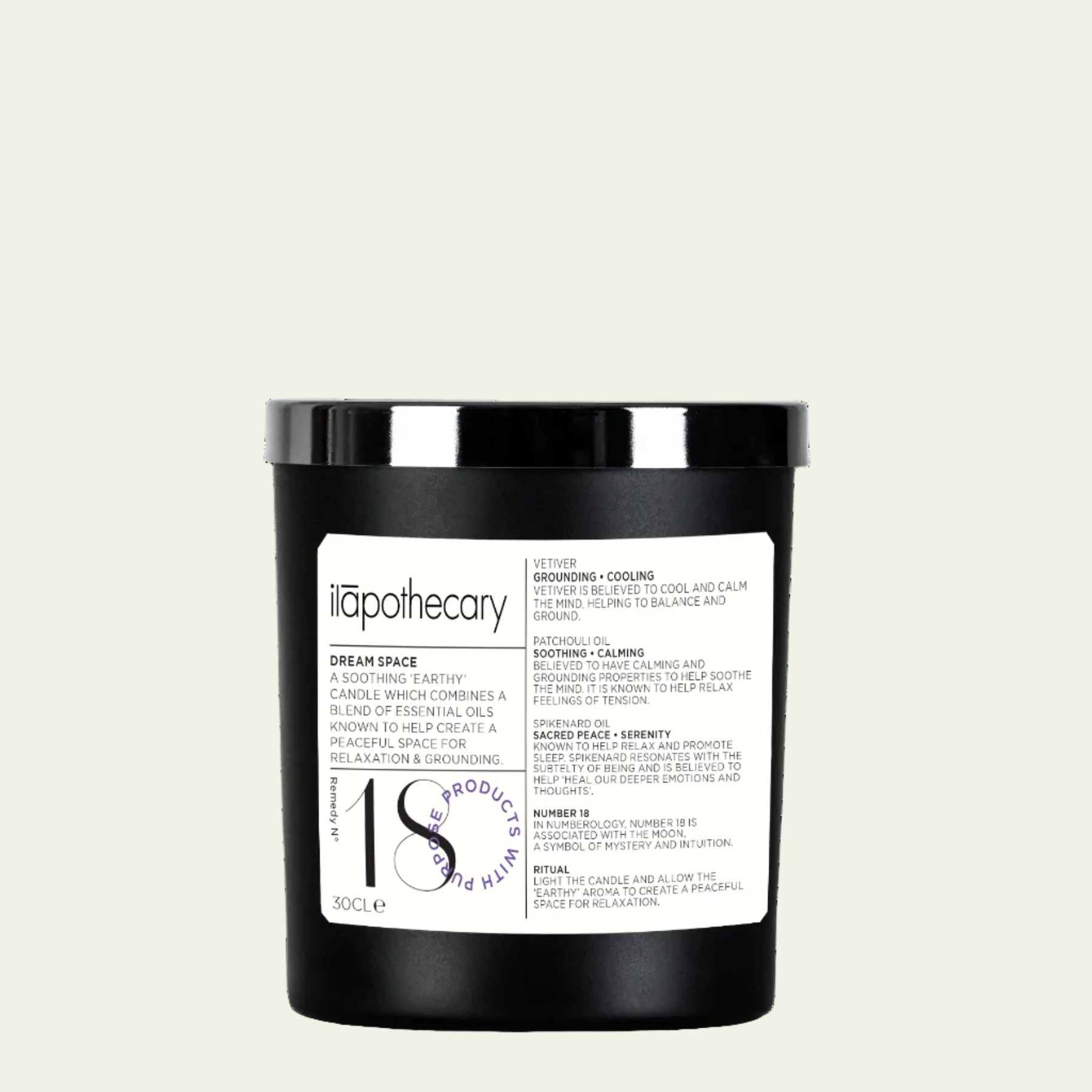 ilapothecary dream space soy wax candle 