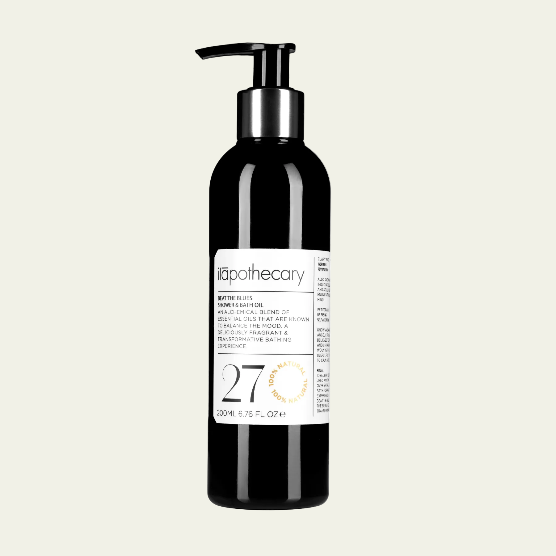 ilapothecary beat the blues shower and bath oil 