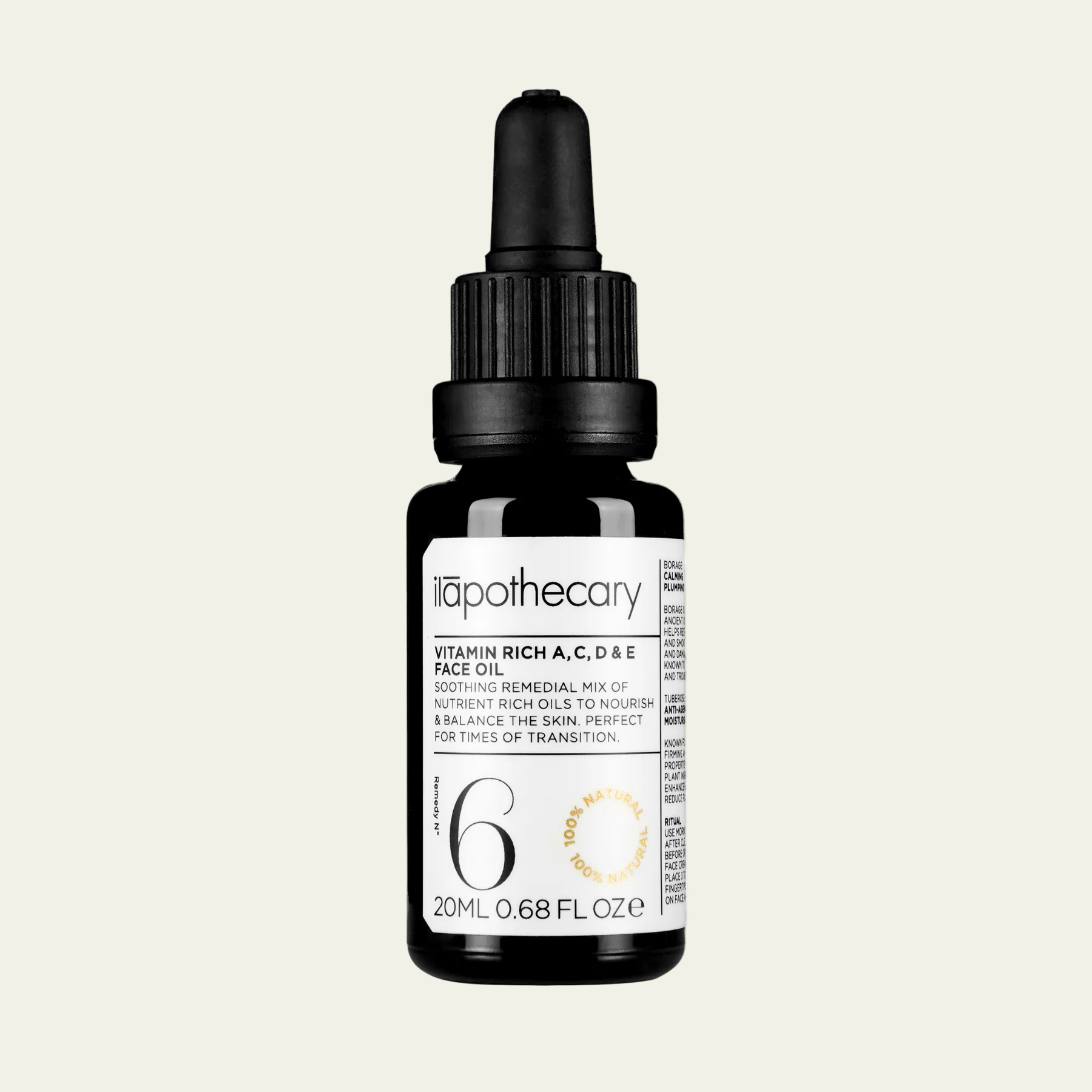 ilapothecary vitamin rich a,c,d & e face oil 